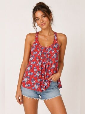 Aerie Floral Racerback Tank | XS